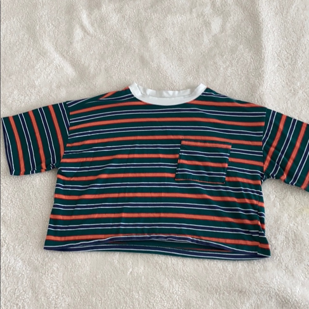 Forever 21 Striped Print Top